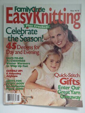 Family Circle Easy Knitting / Crochet Patterns 1999/2000